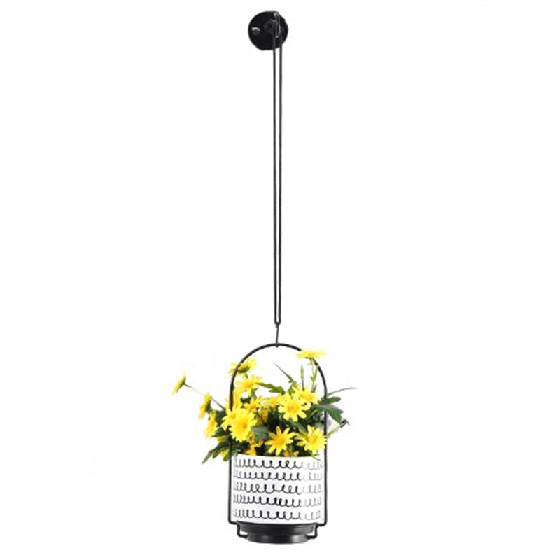 001- ZJ-TC001 Hanging Plant Hangers with Ceramics Flower Pot and Telescopic Rod 001- ZJ-TC001 Hanging Plant Hangers with Ceramics Flower Pot and Telescopic Rod